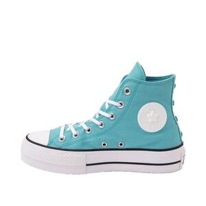 🎉Converse All Star Women's Teal High-Top Sneakers Size 8